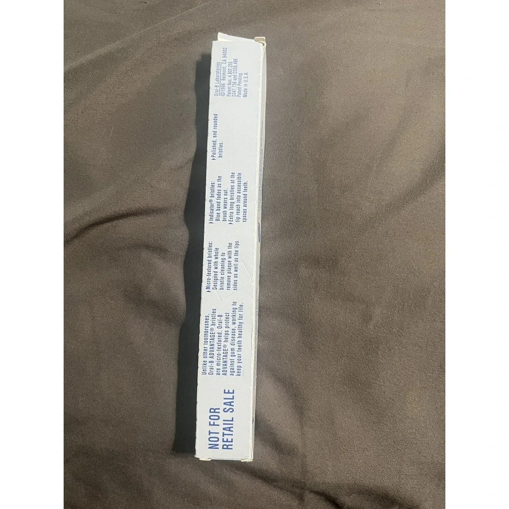Vintage Oral-B Advantage Toothbrush Pink 35 Soft Straight‎ Indicator 1996